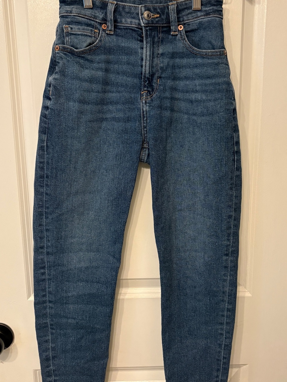 American Eagle Outfitters Medium Blue High-Rise Denim Jeans